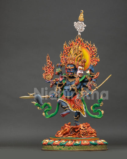 Uchusma Statue | Wrathful Buddhist Deity for Removing Obstacles