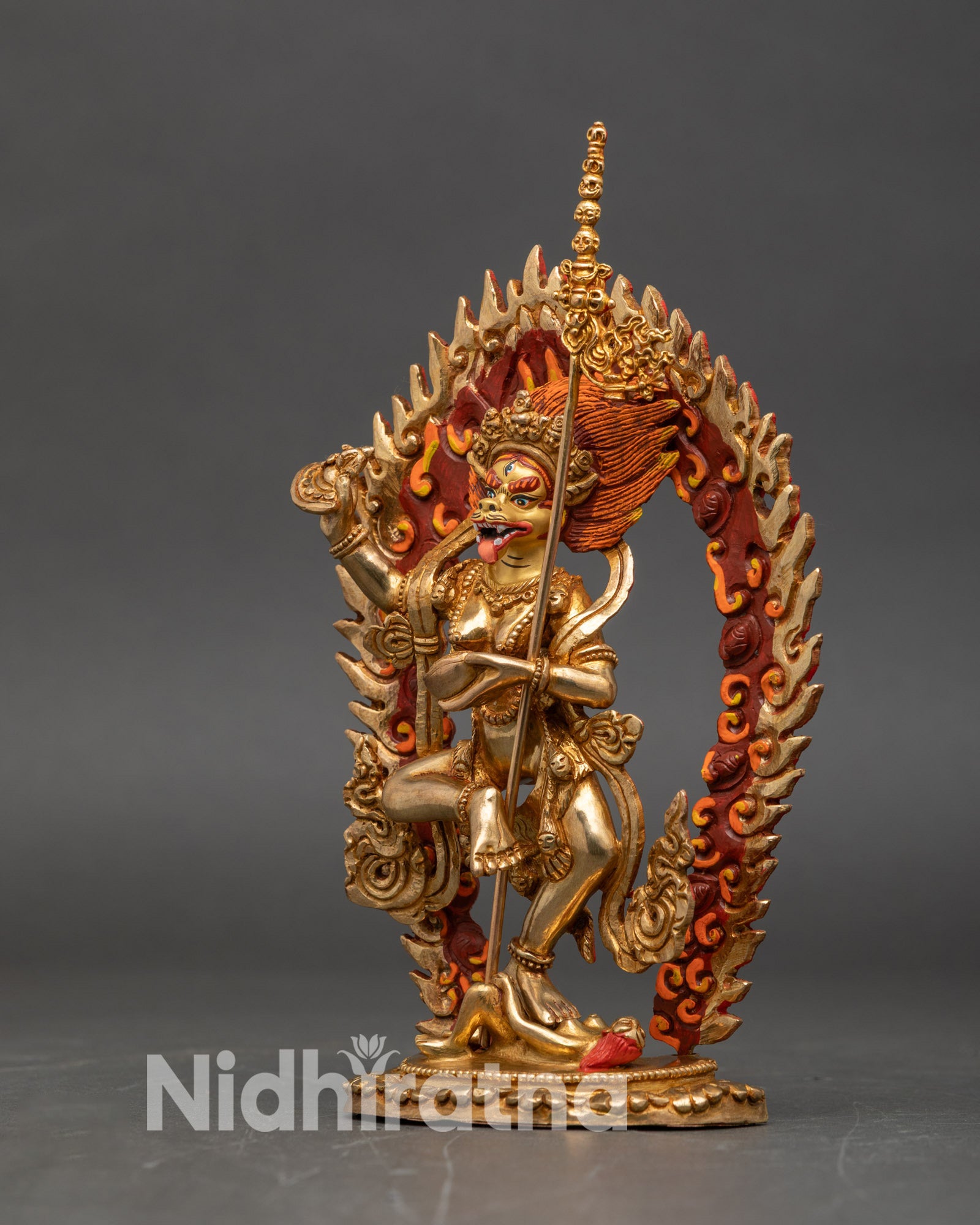 Simha Mukha Statue | Tibetan Lion-Faced Protector