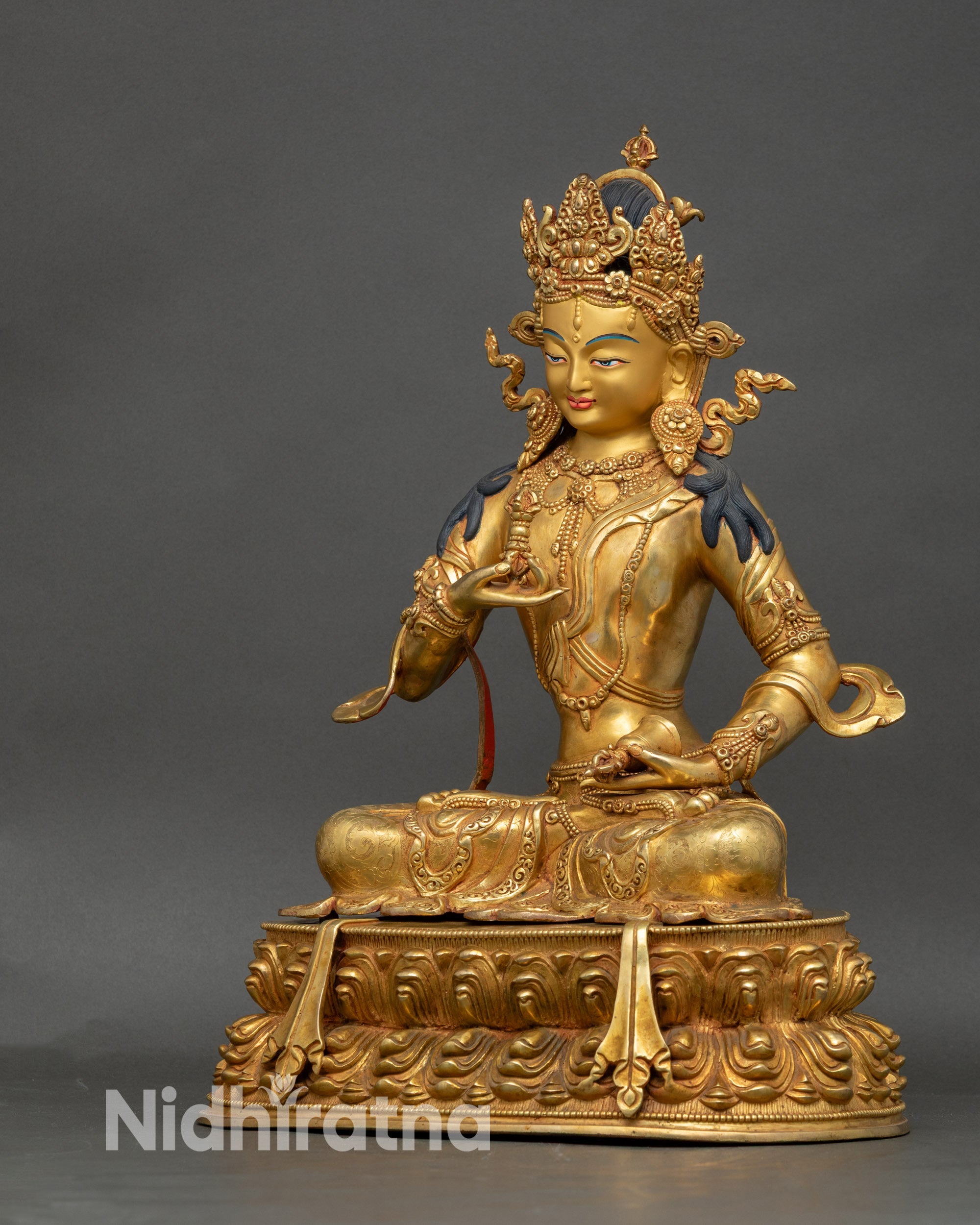 Handcrafted Vajrasattva Statue | Ritual Idol for Meditation