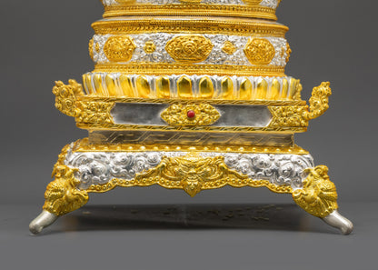 Elevate Your Altar with Authentic Tibetan Mandala Set | Ritual Offering