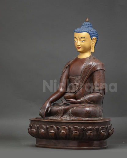 Nepalese Shakyamuni Buddha Statue for Meditation