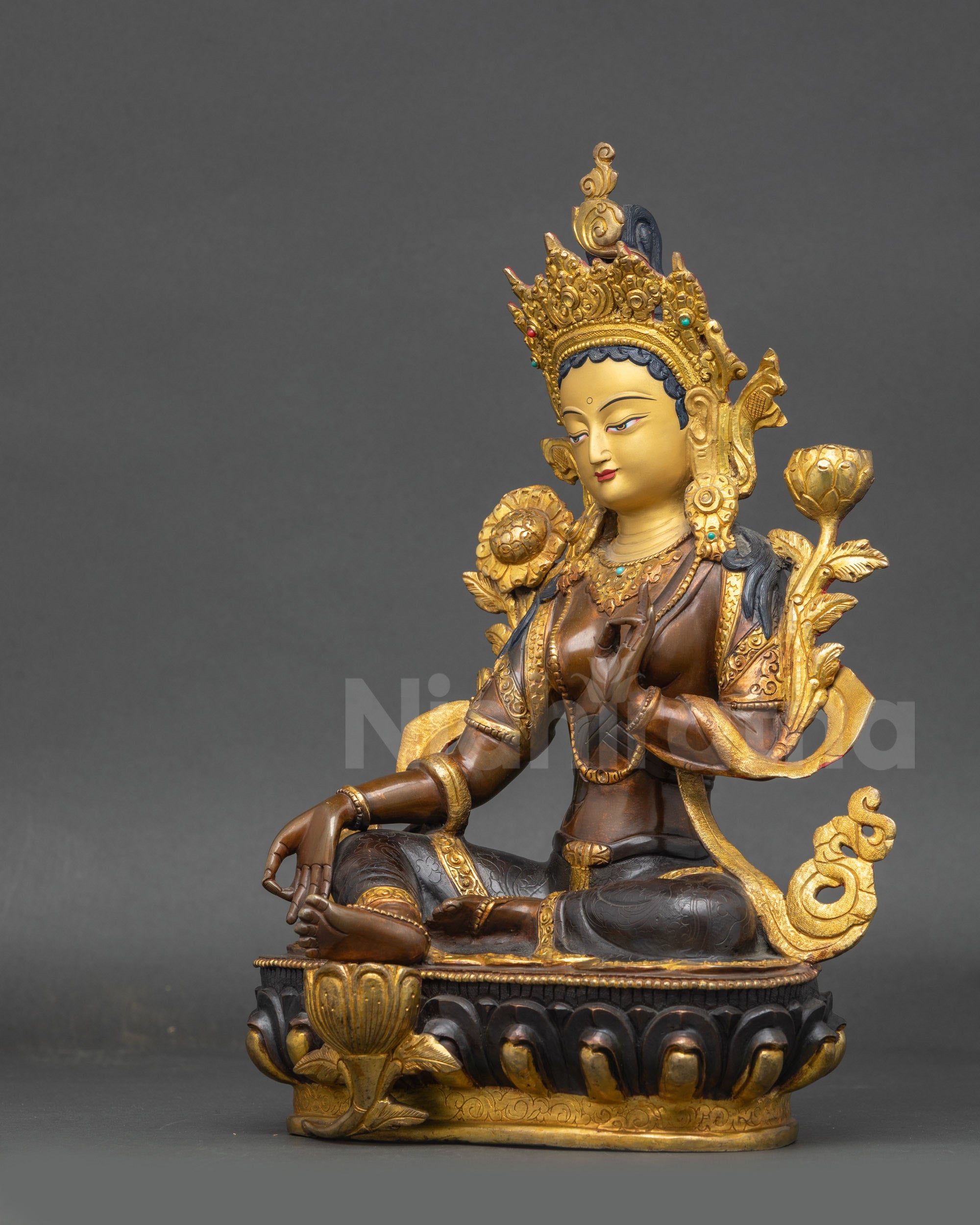 Green Tara Statue