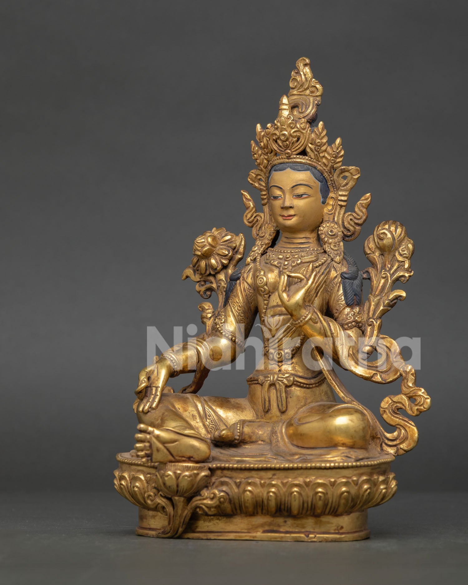 Green Tara Statue