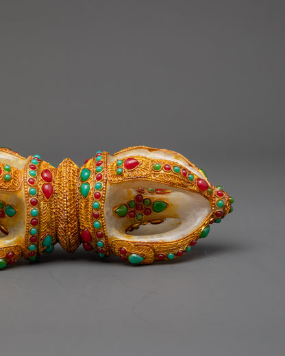 Handcrafted Dorje from Nepal | Traditional Himalayan Spiritual Artifact