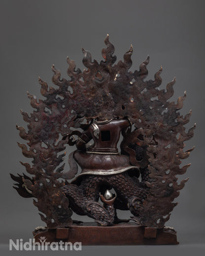 White Dzambhala Statue