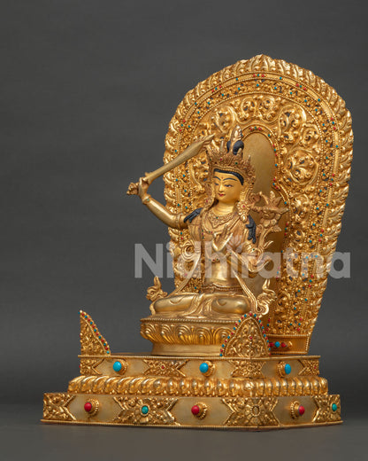 Manjushree Bodhisattva Statue | Symbol of Transcendent Wisdom