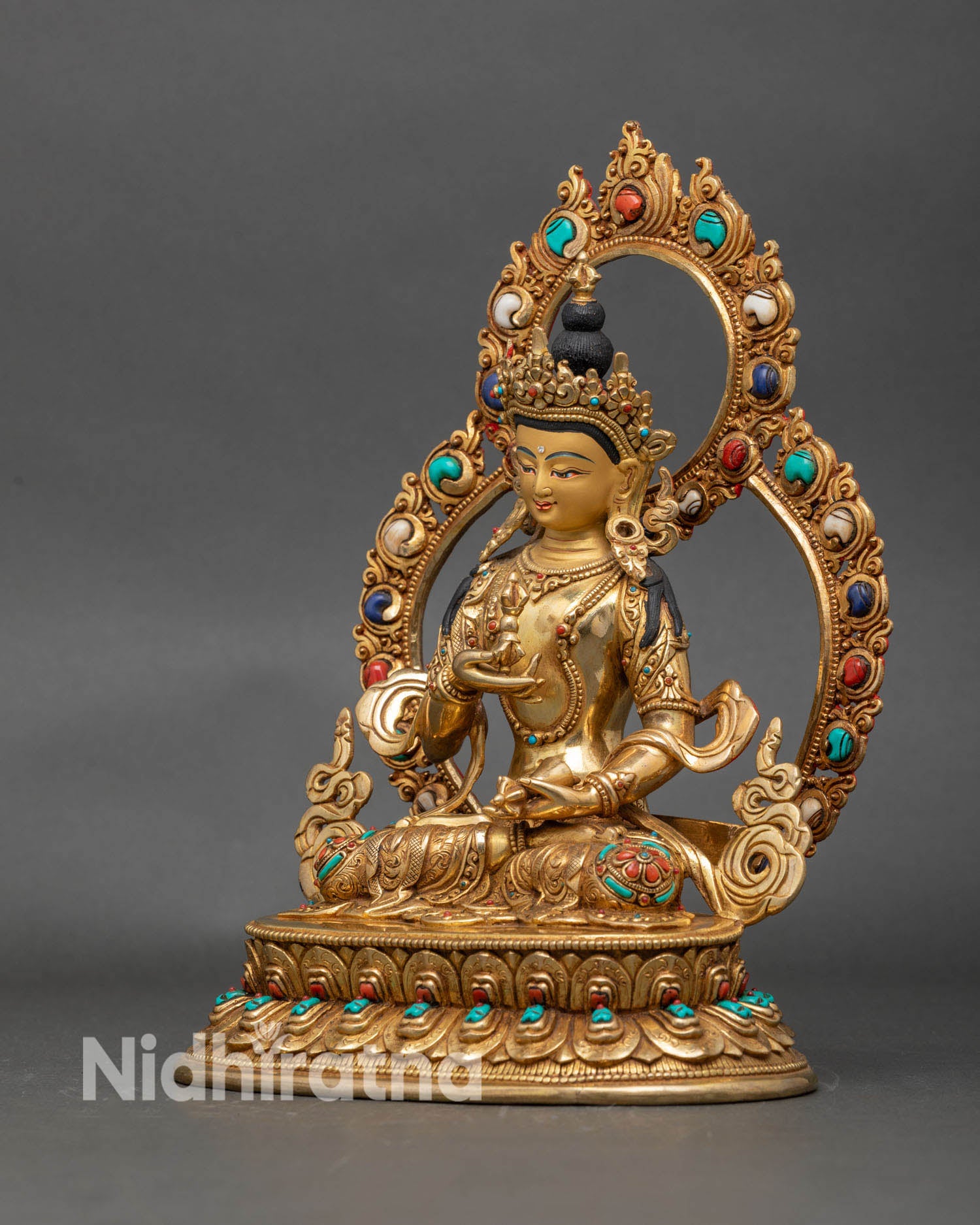 Vajrasattva Statue – Traditional Nepalese Spiritual Decor
