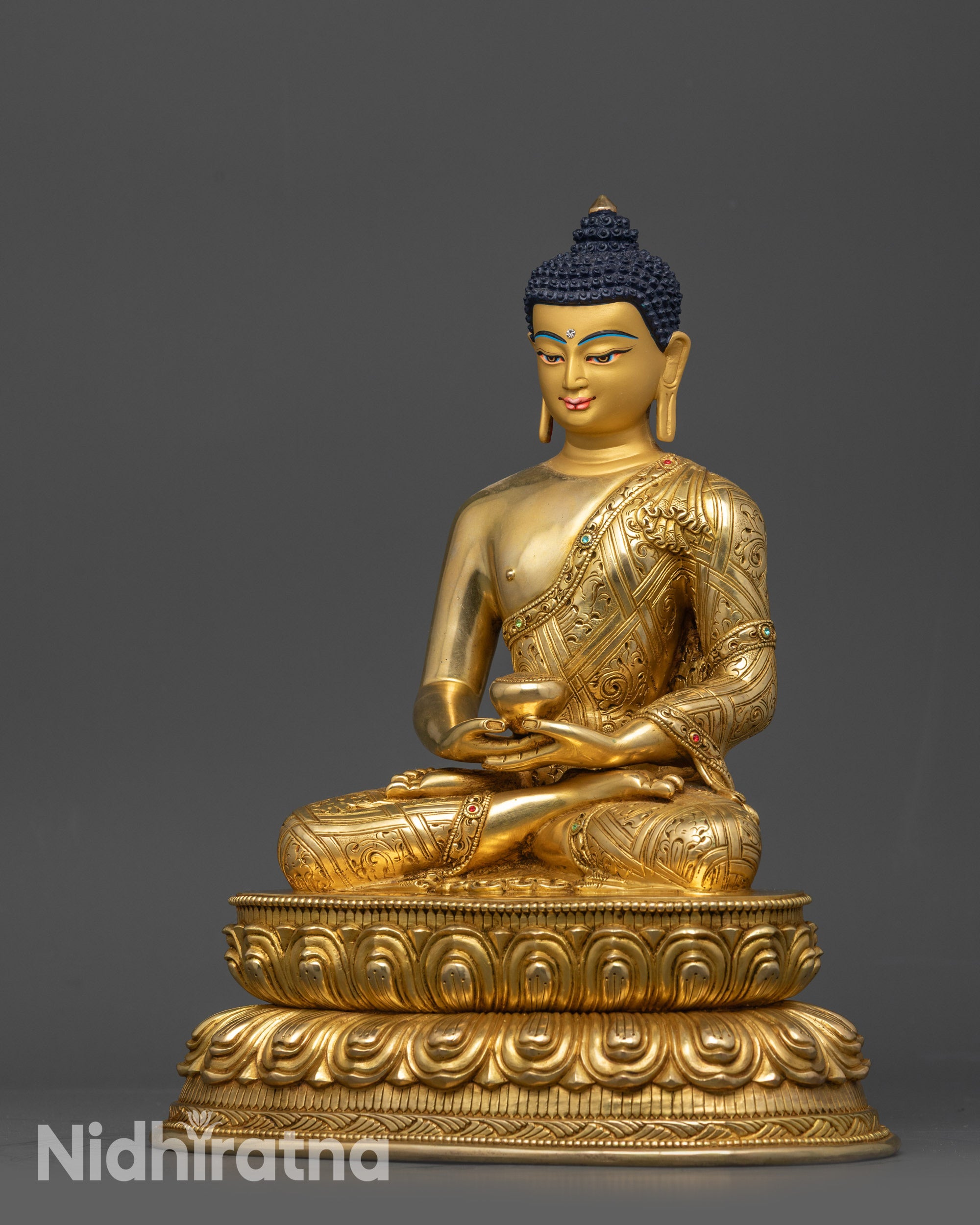 Infinite Light Amitabha Buddha Statue | Traditional Himalayan Artwork