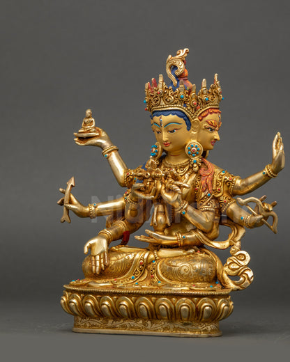 Ushnishavijaya Buddhist Statue | Wrathful Protector for Meditation Altar