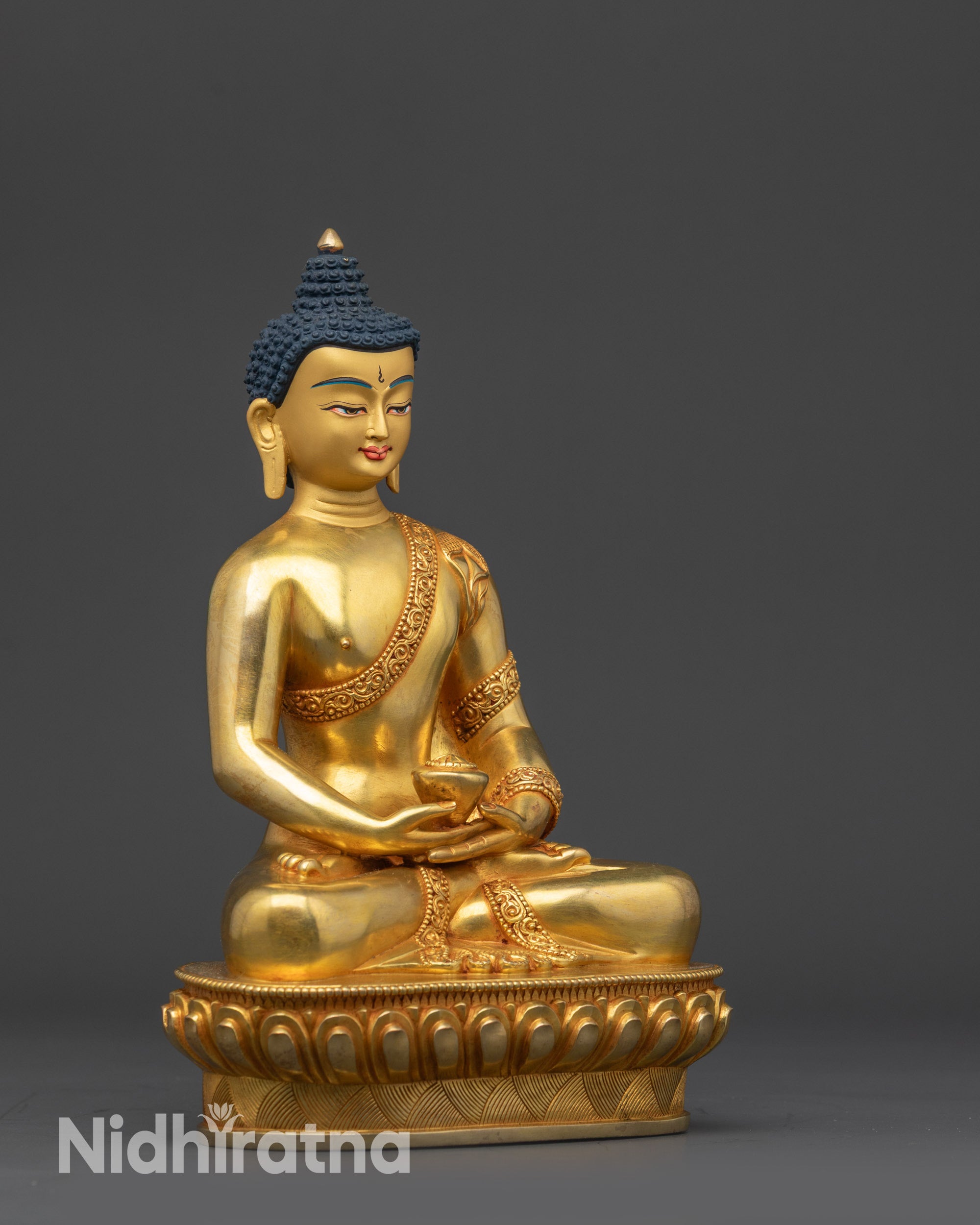 8" Tathagata Amitabha Buddha Statue | Sculpture for Pure Land Devotion