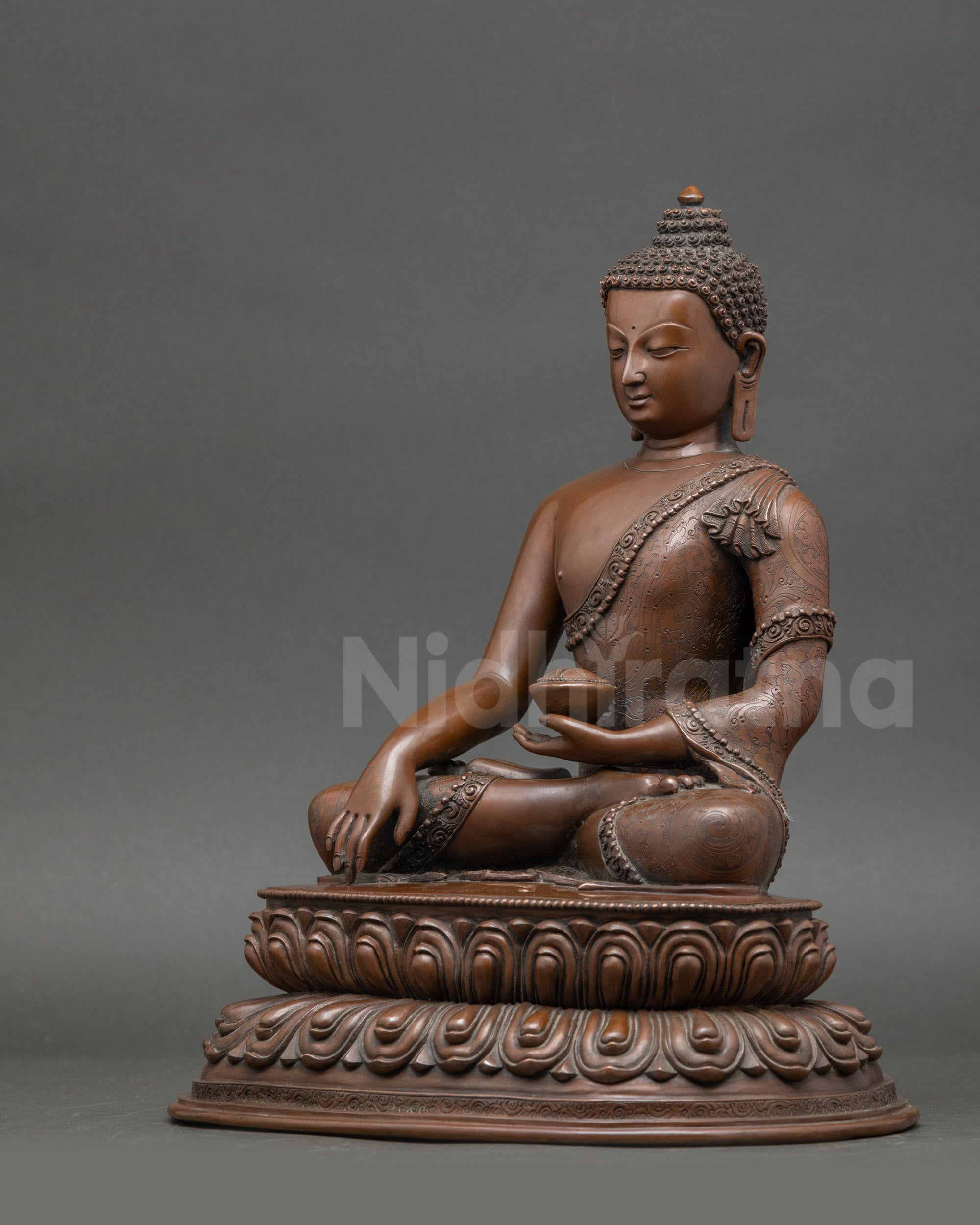 Three Buddha Set | Handmade Nepalese Buddhist Statues