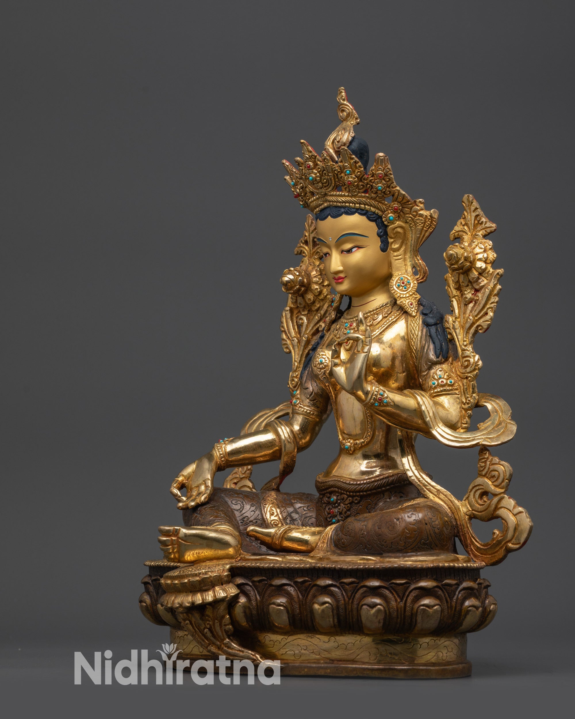 Green Tara Statue