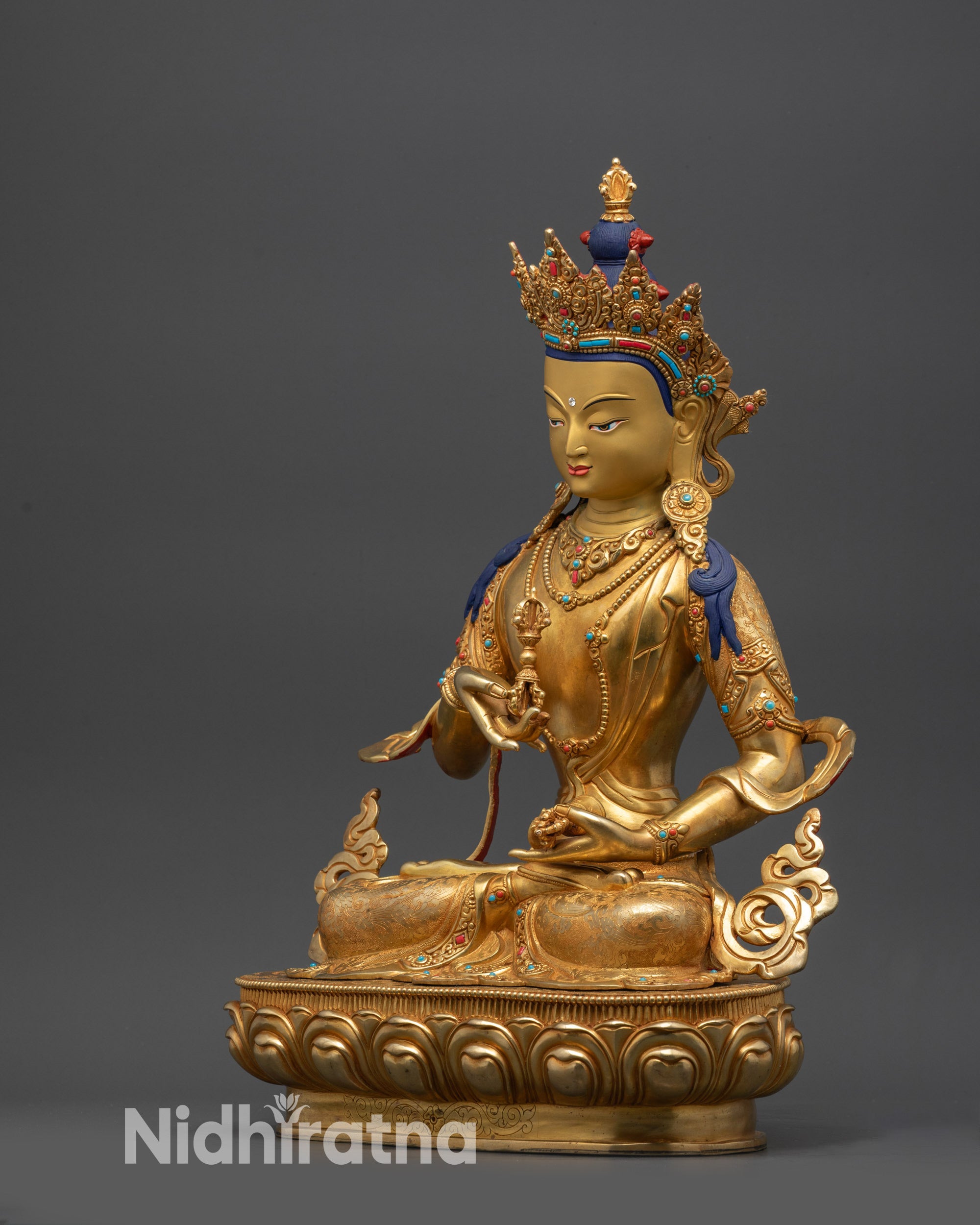 Tantric Dorje Sempa Statue | Tibetan Purification Deity Sculpture