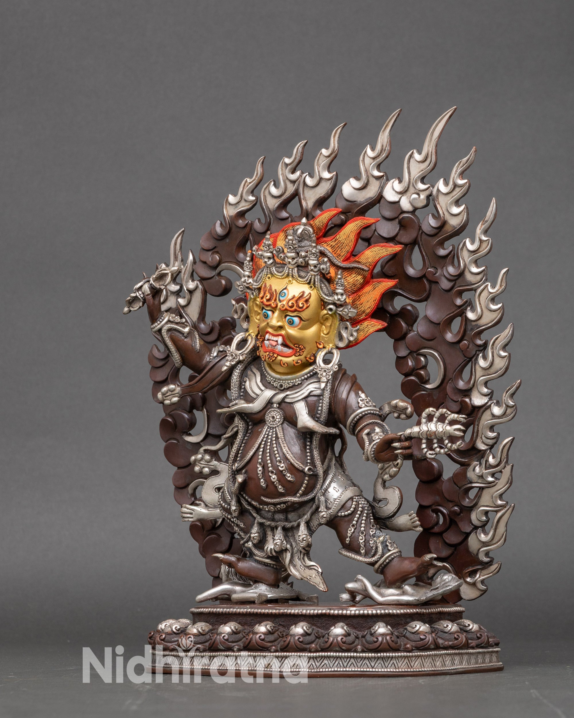 Guru Drakpo Statue | Handcrafted Himalayan Buddhist Deity from Nepal