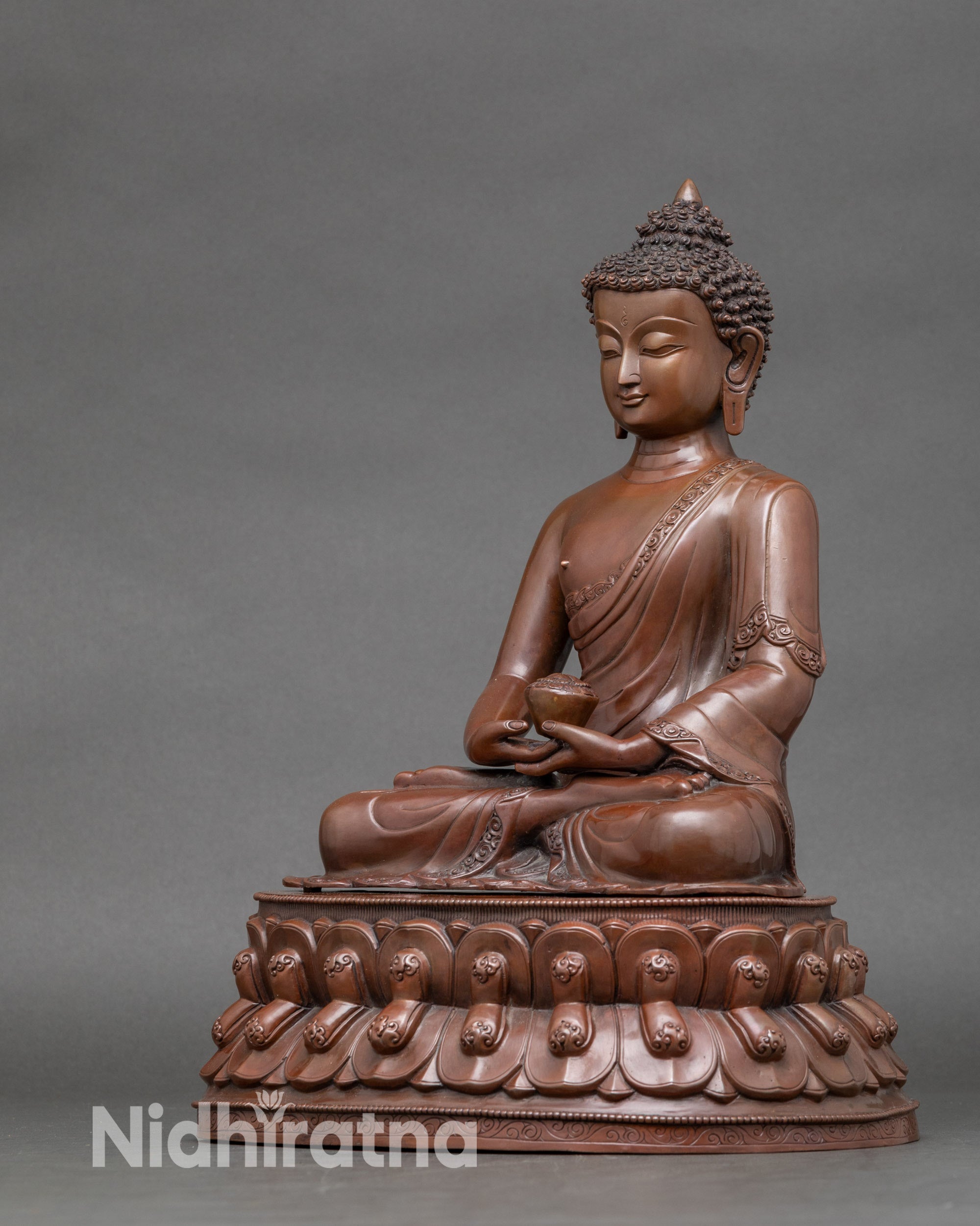 Amitabha Buddha Figurine | Traditional Nepalese Meditation Sculpture