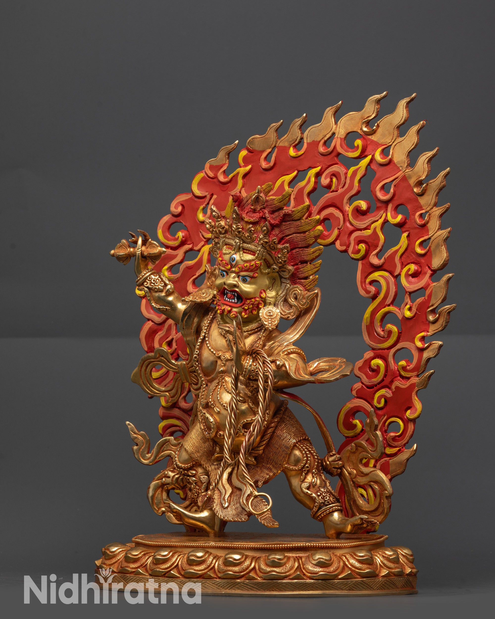 Buddhist Vajrapani Chana Dorje Statue | The Thunderbolt Bearer Statue