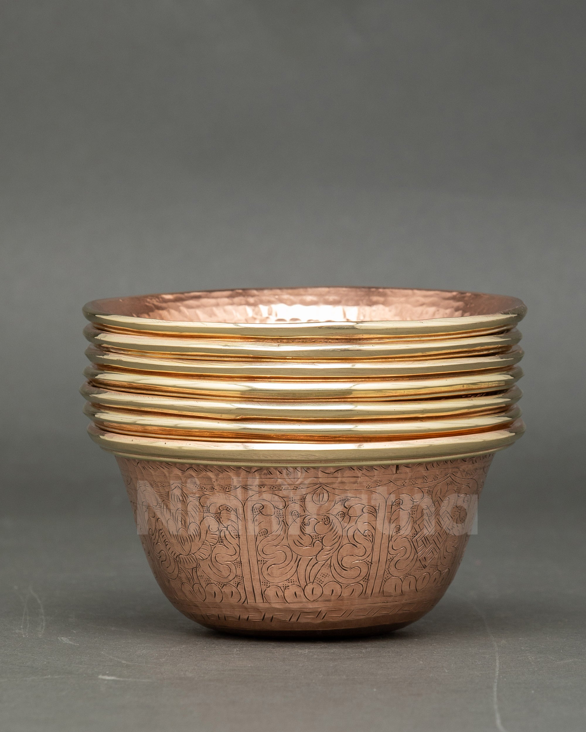 Nepalese Water Offering Set for Daily Ritual Practice