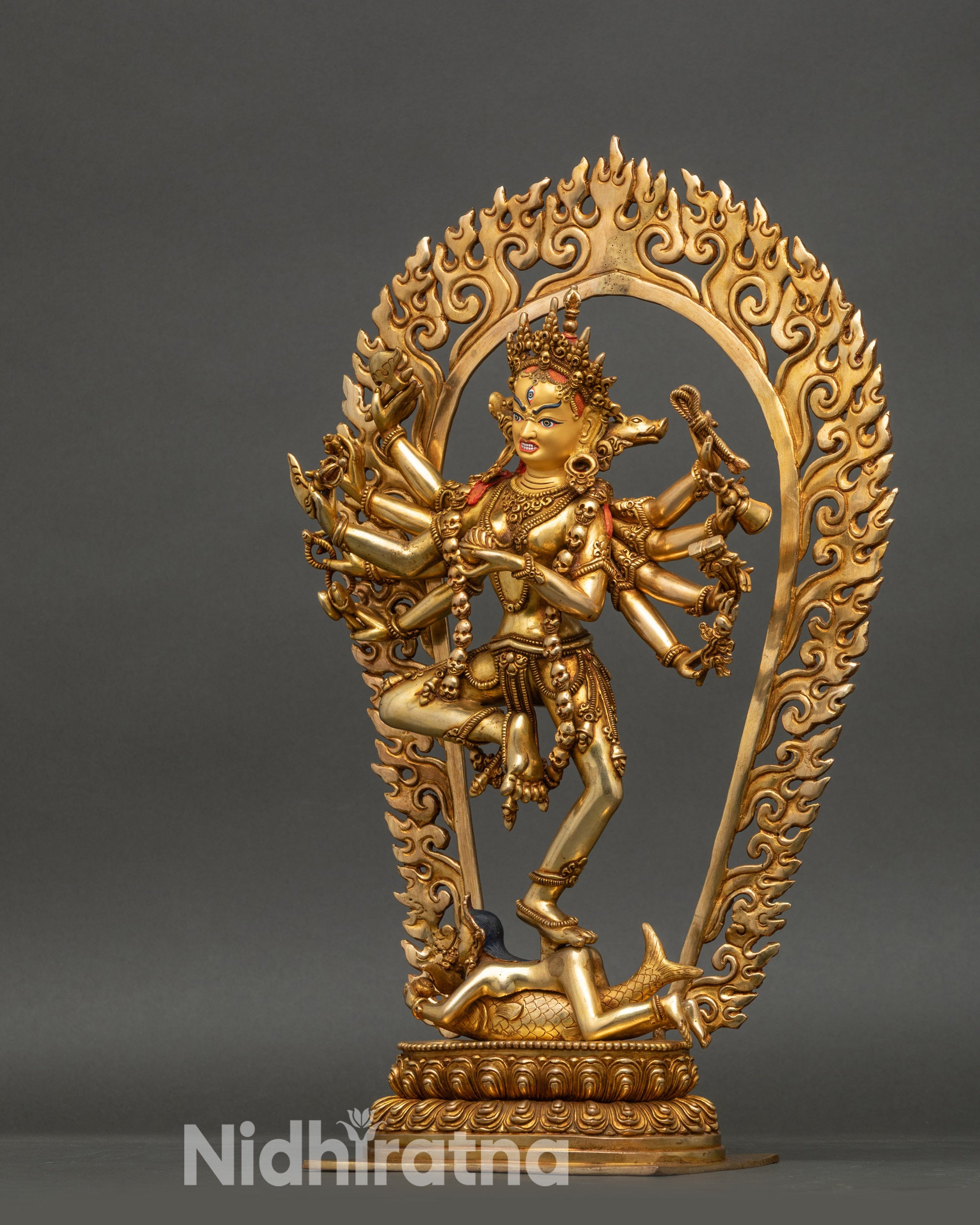 Dorje Phagmo Goddess Statue | Traditional Himalayan Craftsmanship