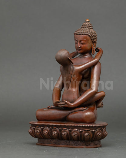 Samantabhadra with Consort Sculpture for Ultimate Enlightenment