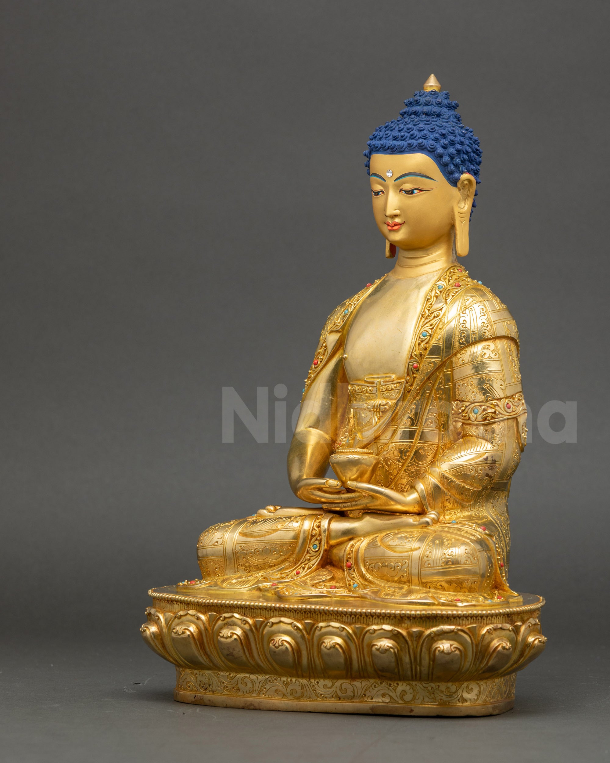 Amitabha Buddha Sculpture | Tibetan Meditation Sculpture