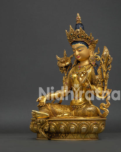 Green Tara Statue
