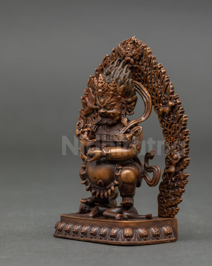 Sakya Mahakala Statue | Wrathful Protector of Sacred Spaces