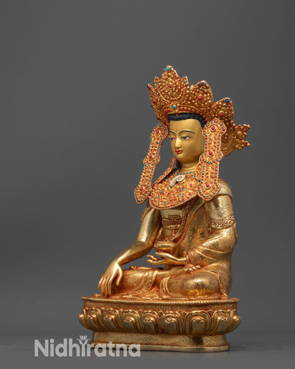Majestic Jowo Shakyamuni Buddha Statue | Nepalese Buddhist Art