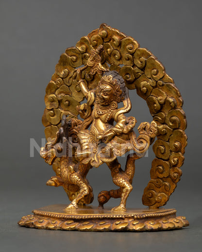 White Dzambhala Statue