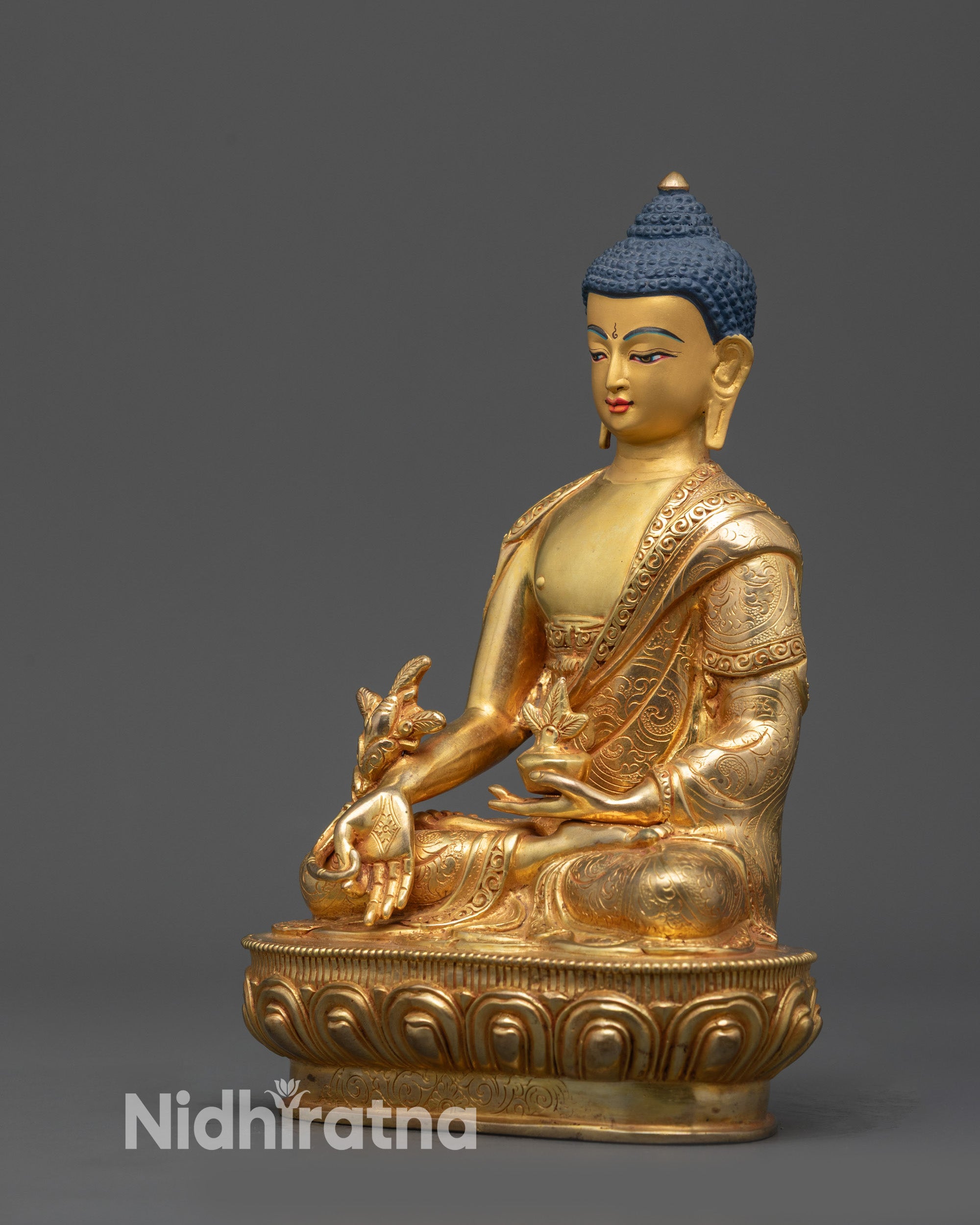 Handcrafted Medicine Buddha Statue | Spiritual Healing & Blessings