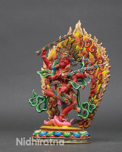 Kurukulla Statue – Red Goddess of Attraction in Vajrayana Buddhism