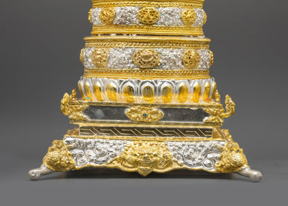 6" Handmade Tibetan Mandala Set | Sacred Offering for Meditation