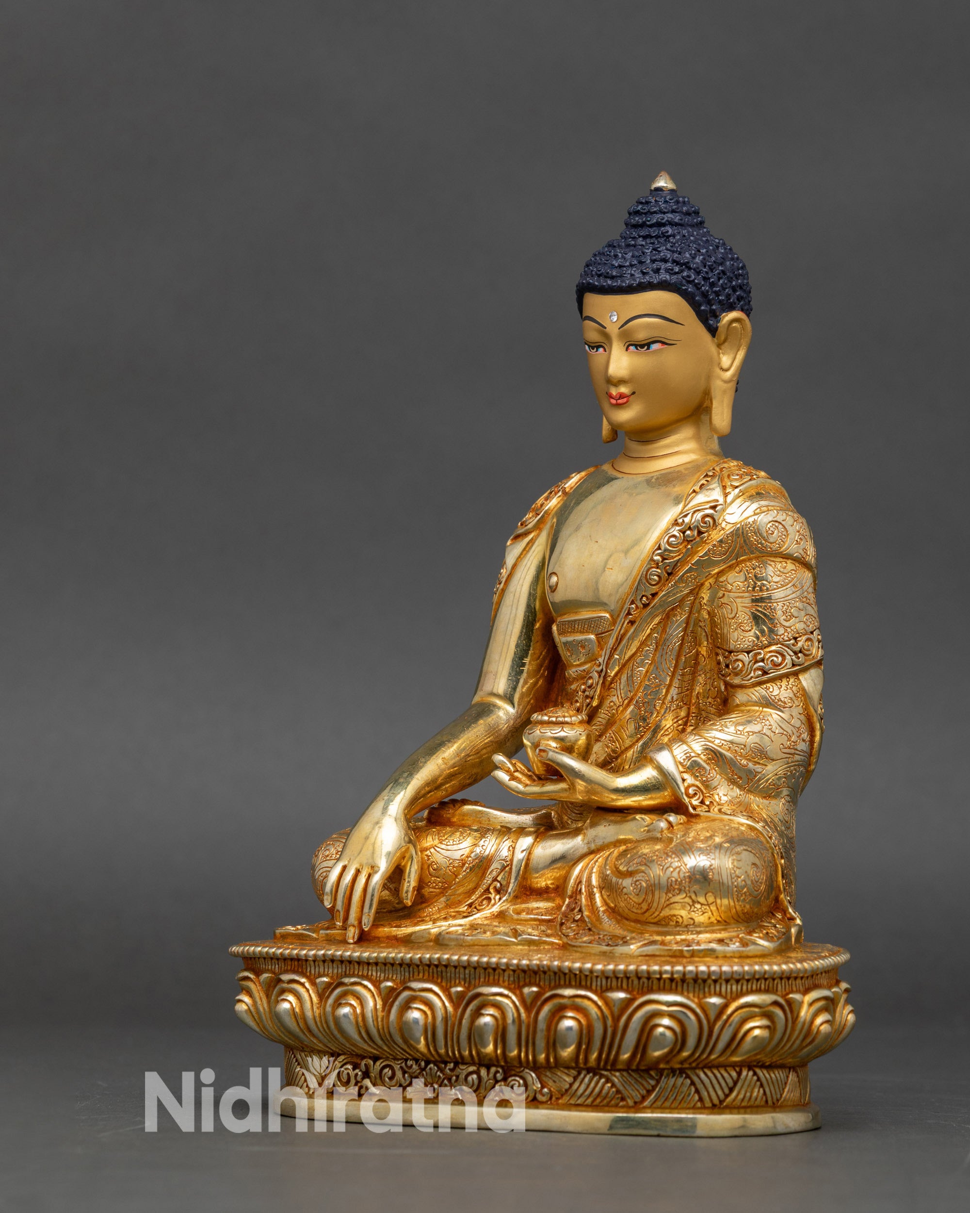 Buddha Statue for Home Altar | Handcrafted Nepalese Buddhist Art