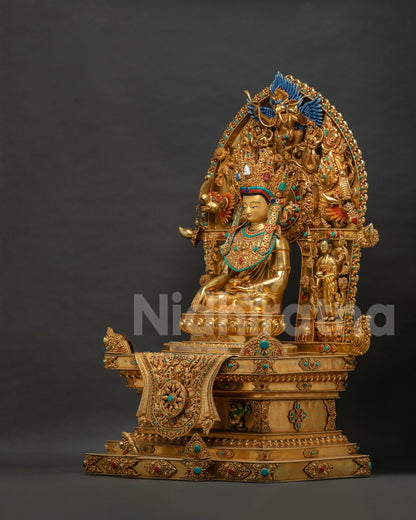Jowo Rinpoche with Throne