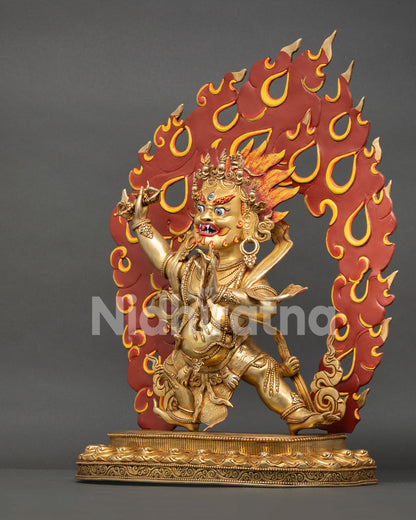 Vajrapani Statue | Wrathful Guardian of Buddhist Teachings