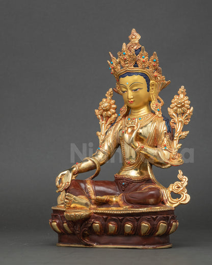 Green Tara Statue – Goddess of Swift Enlightened Action