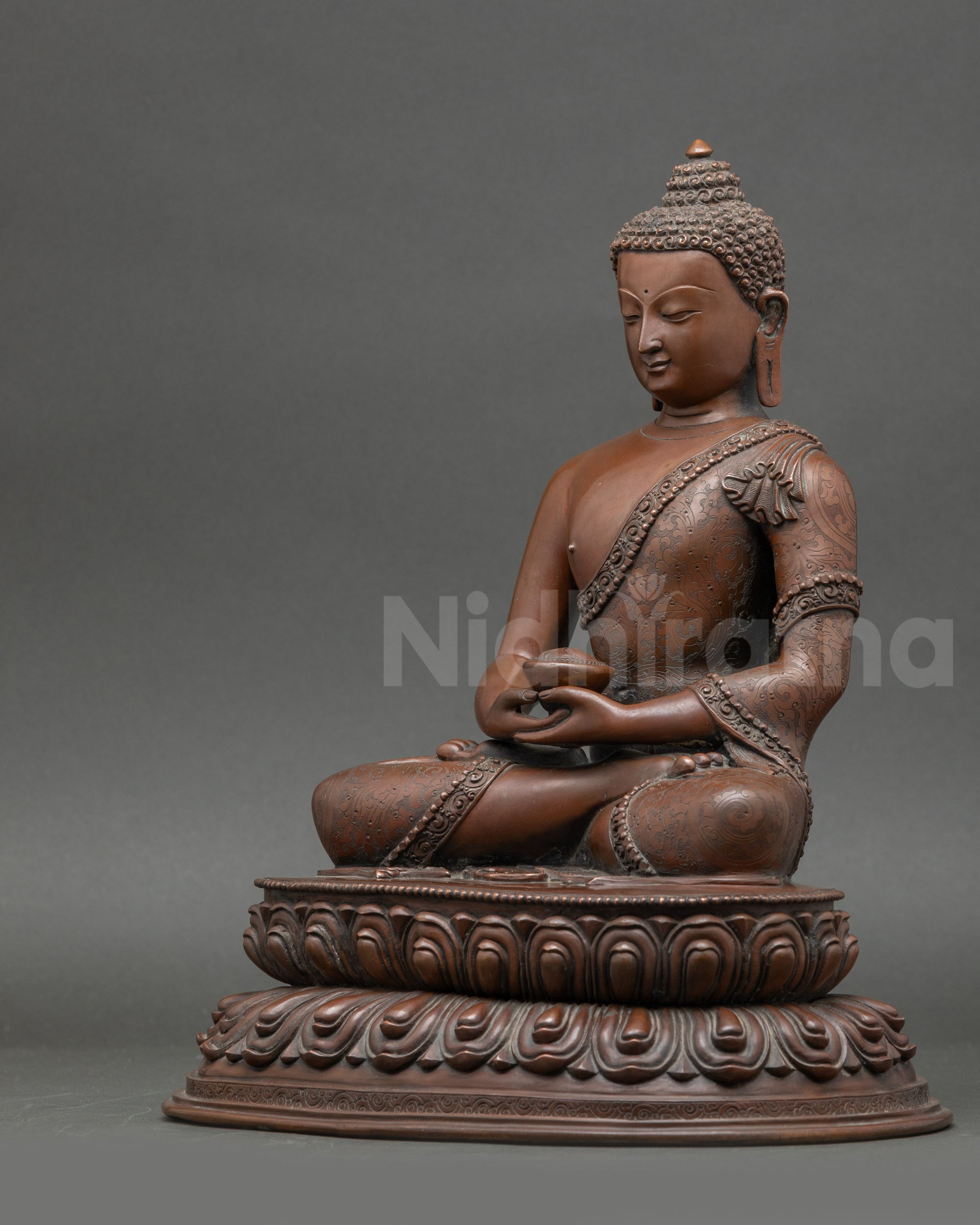 Three Buddha Set | Handmade Nepalese Buddhist Statues