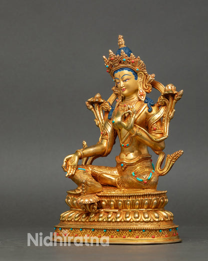 Green Tara Statue –  Female Buddha of Tibetan Buddhism