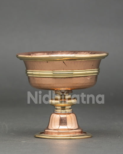 Small Tibetan Butter Lamp Set for Daily Ritual use