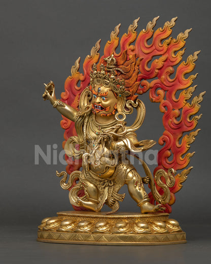Vajrapani Statue from Nepal | Traditional Tibetan Artwork
