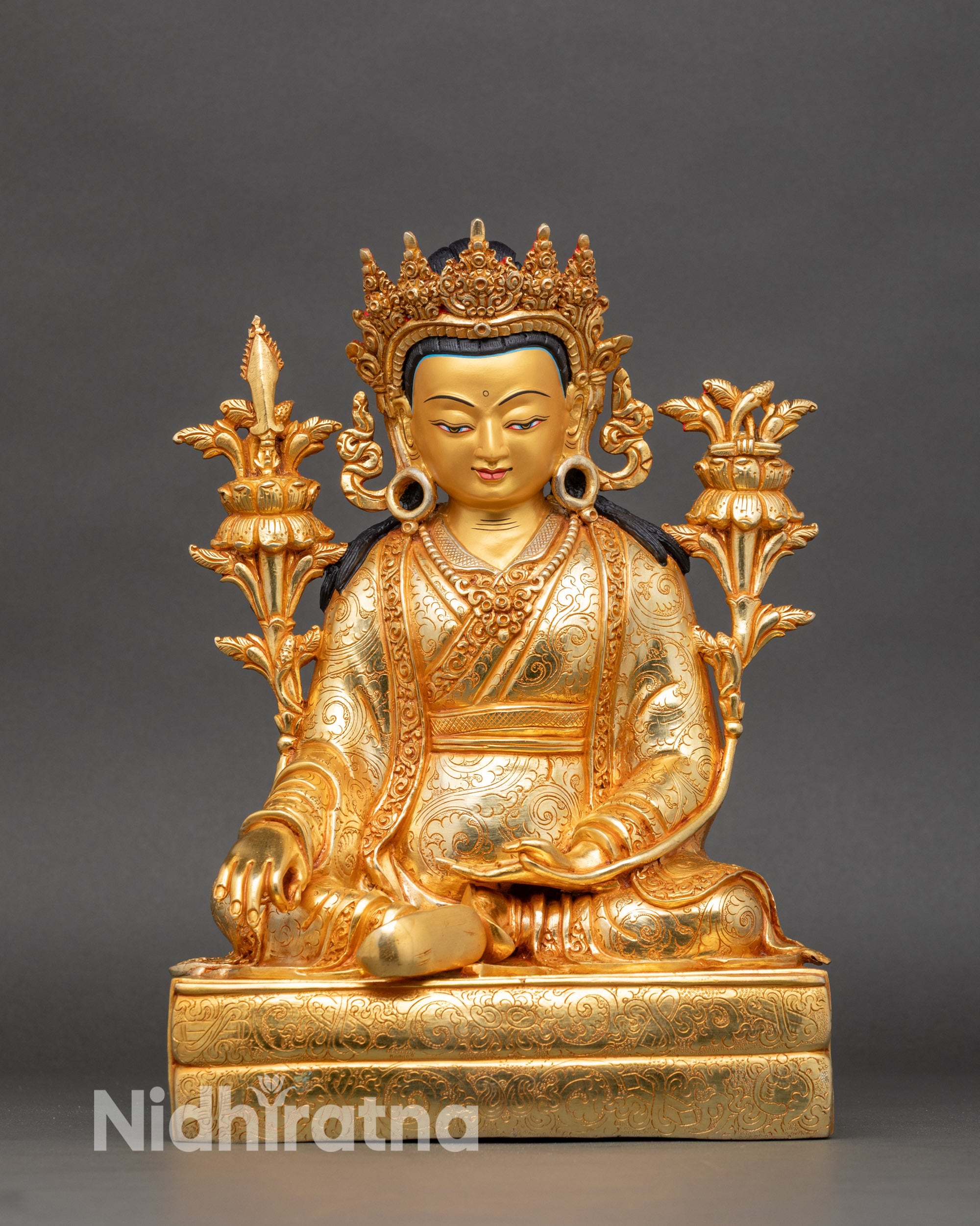 Guru Rinpoche Set Statue for Spiritual Clarity and Protection