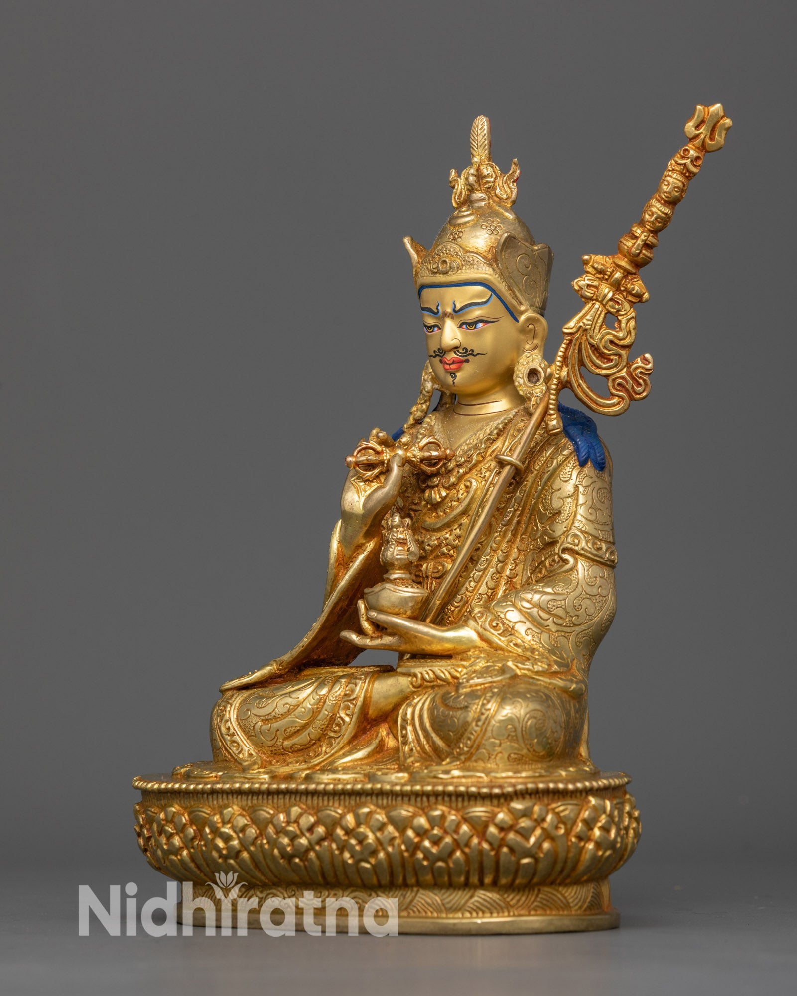 Guru Rinpoche: The Lotus Master in 24K Gold