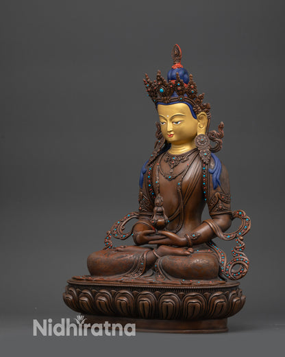 Nepali Aparmita Buddha – Handmade Statue for Altar and Meditation