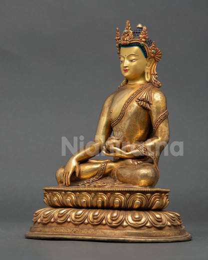 Crown Shakyamuni Buddha Statue