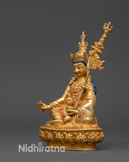 Guru Rinpoche Statue | Handmade Padmasambhava Sculpture for Blessings