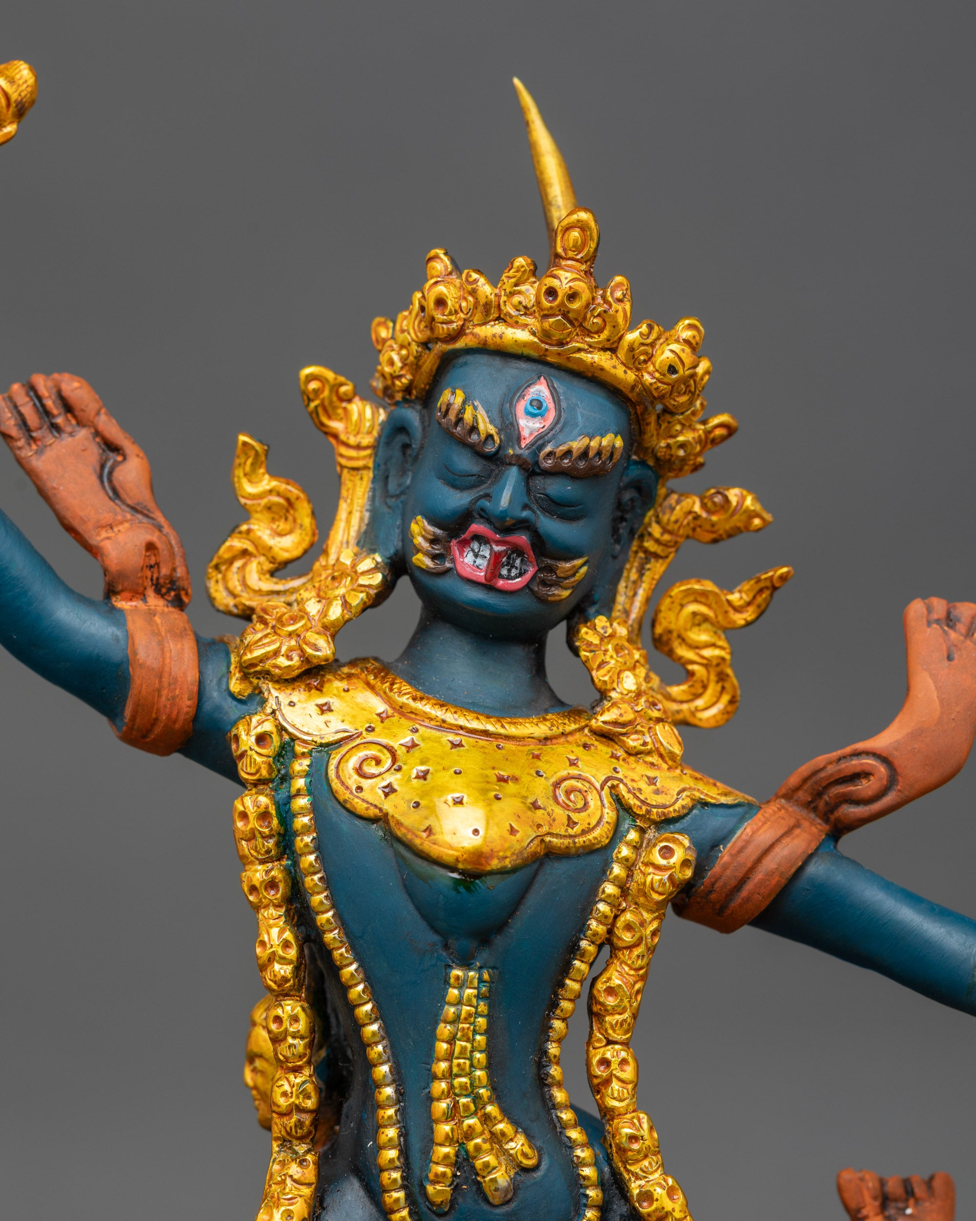 Powerful Vajrayana Buddhist Statue Set for Protection