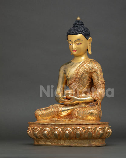 Handmade Amitabha Buddha Statue - Symbol of infinite light