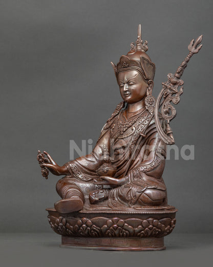 Guru Rinpoche Statue | Himalayan Spiritual Sculpture