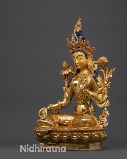 Green Tara Statue