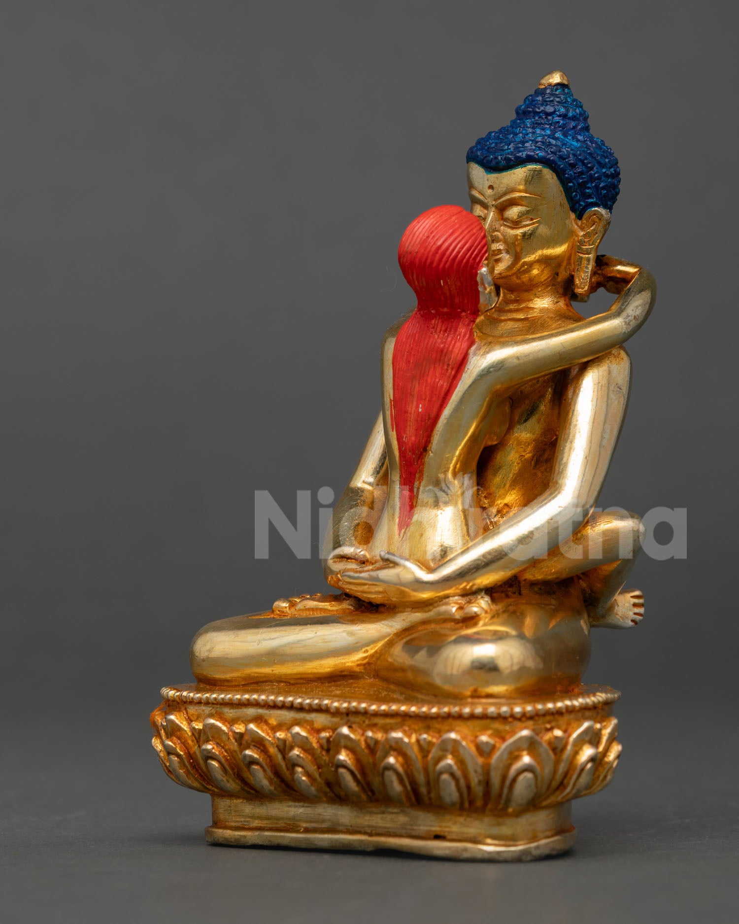 Handcrafted Samantabhadra Statue | Buddhist Meditation Decor
