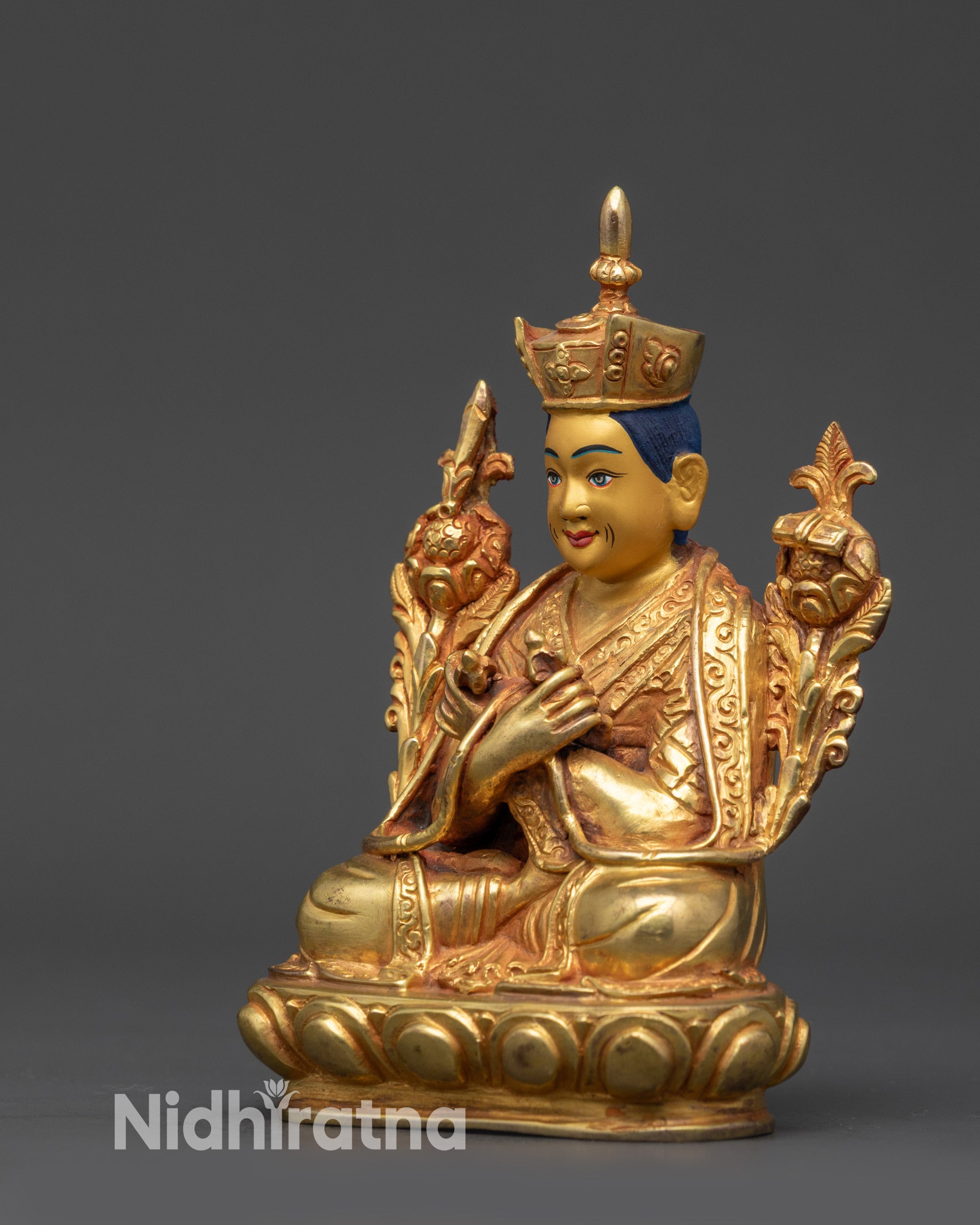 Handmade Guru Karmapa Sculpture | Buddhist Statue for Ritual Practices